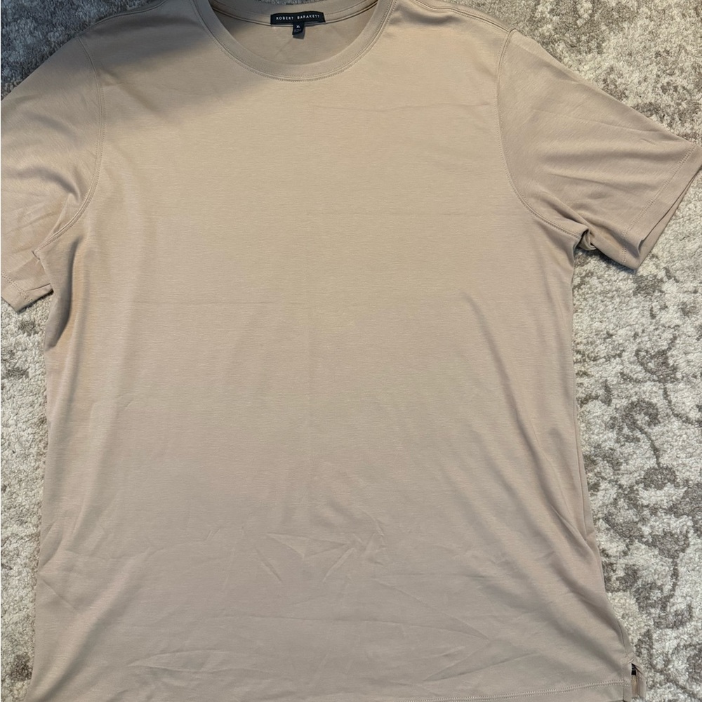 Robert Barakett Tan Short Sleeve Tee